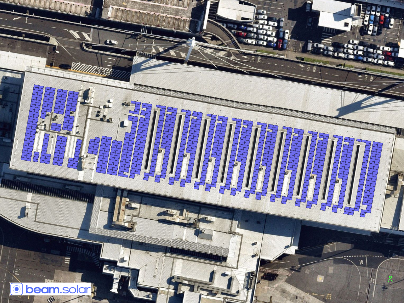 solar panel layout