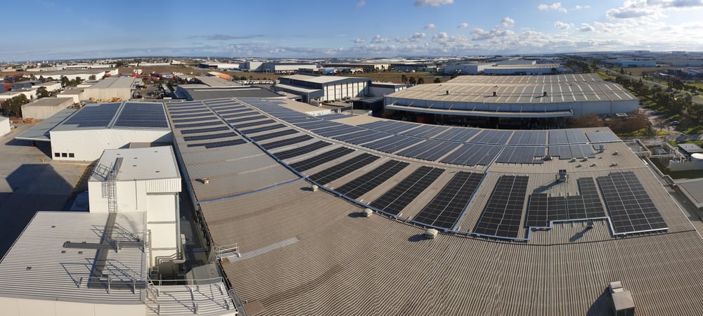 Solar installation panorama